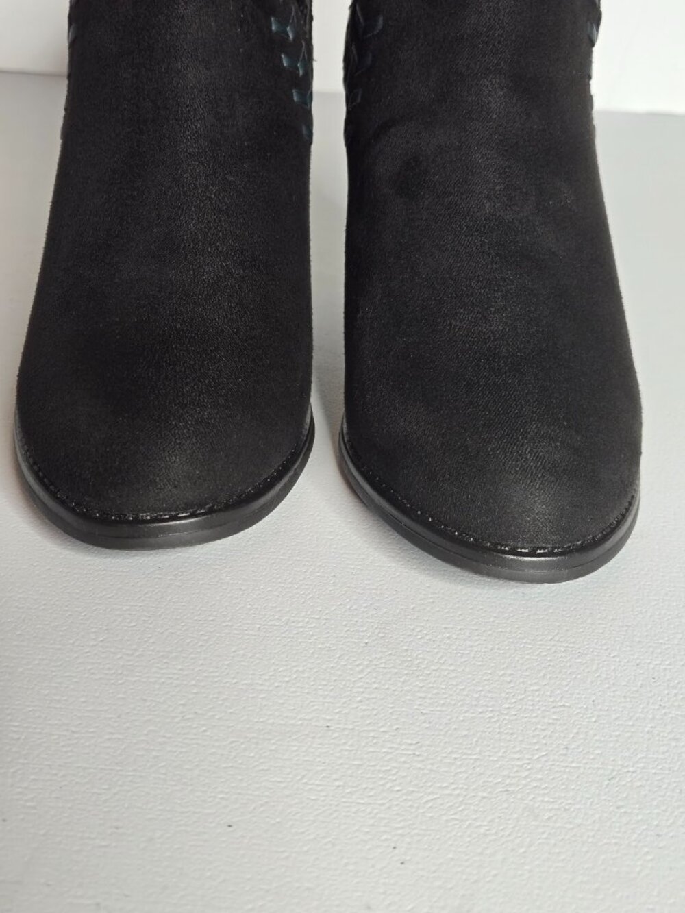 Dominique Nicole Black Booties Sz 8W - Picture 6 of 10
